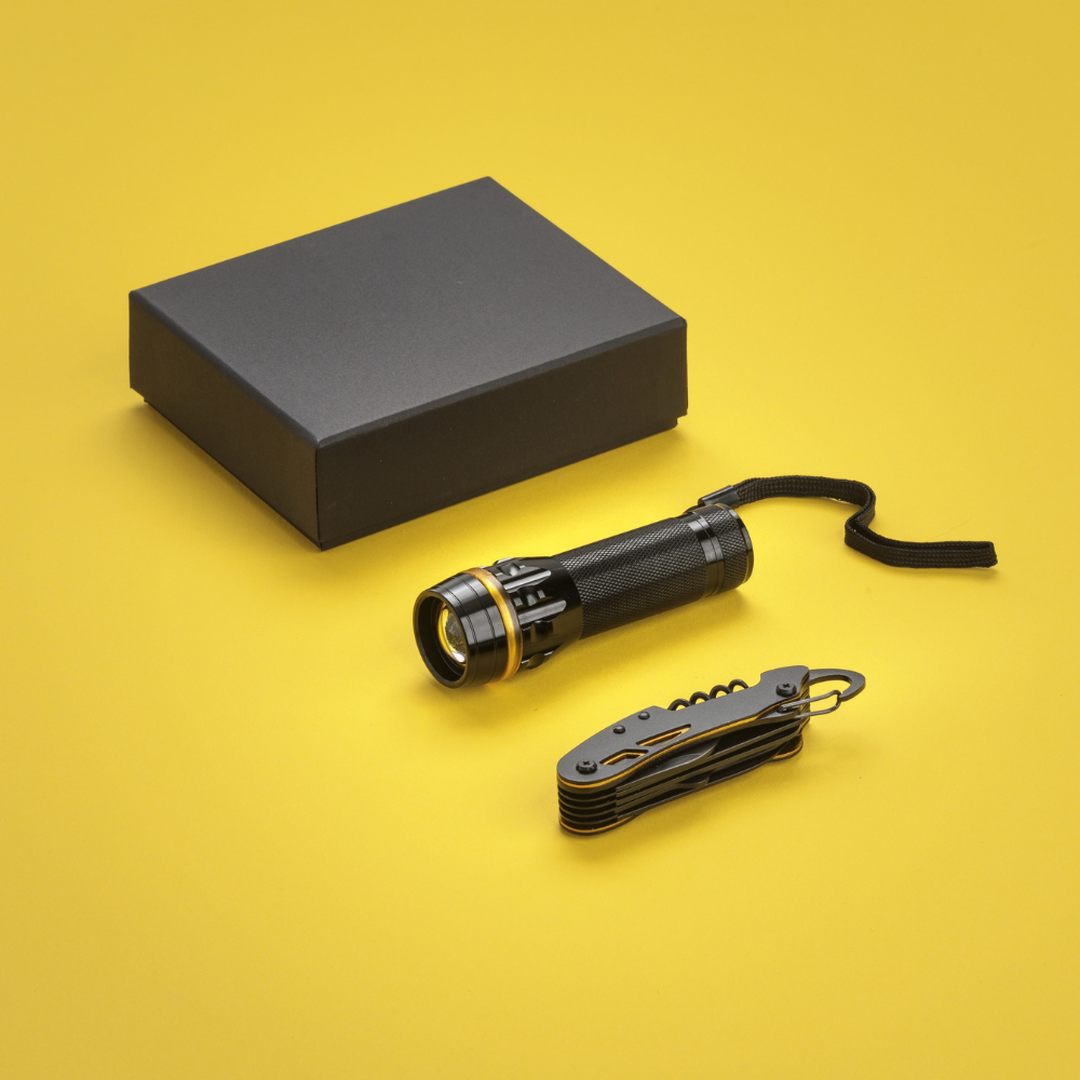 Optima set ii pocket knife and led torch categories colorissimo 