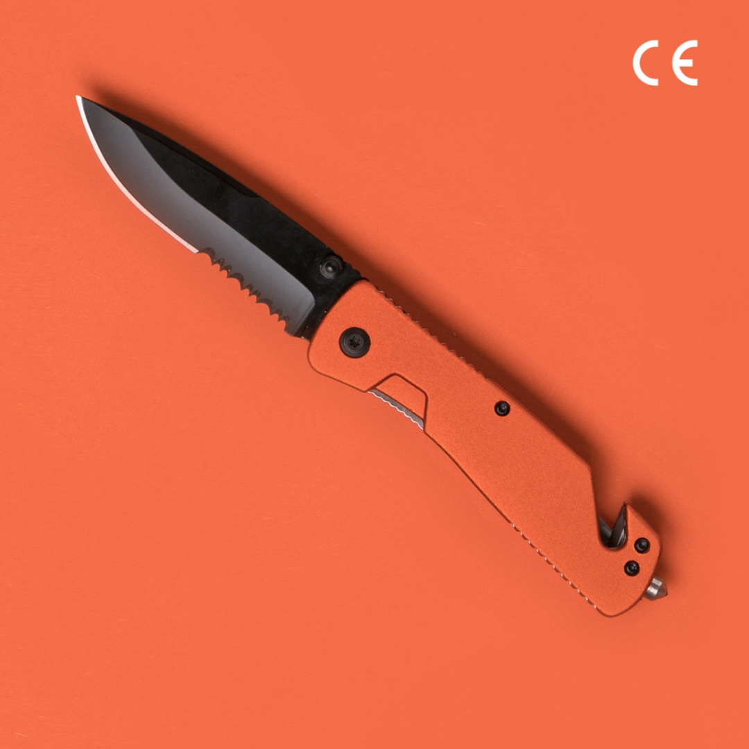 EMERGENCY KNIFE EXTREME 3in1 ANODISED TITANIUM TOOLS