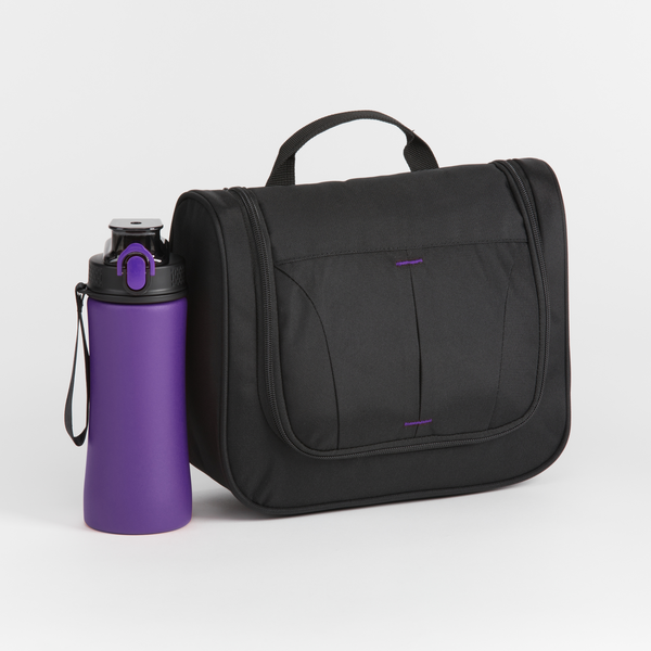 SET PRIMO PLUS : SAC À COSMÉTIQUES ET BOUTEILLE D'EAU