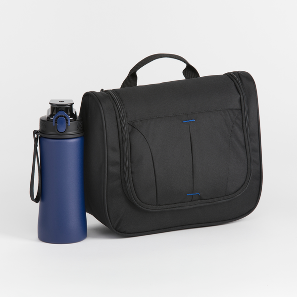 PRIMO SET: COSMETIC BAG AND WATER BOTTLE