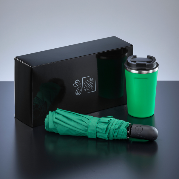 REISIKOMPLEKT: TERMOKRUUS NORDIC 350 ML JA TÄISAUTOMAATNE VIHMAVARI