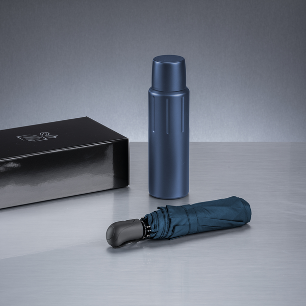 SCANDIC SET: VACUUM THERMOS & AUTOMATIC UMBRELLA