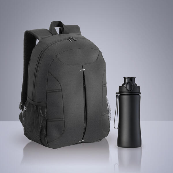 Primo Set: Rucksack und Edelstahlflasche 550 ml