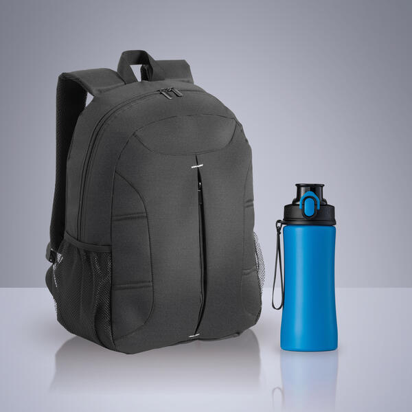 Primo Set: backpack and steel bottle 550 ml