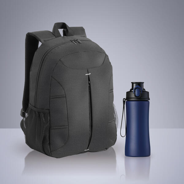 Primo Set: backpack and steel bottle 550 ml