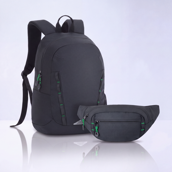 Expedition Set: sports backpack, 18 L & waist bag