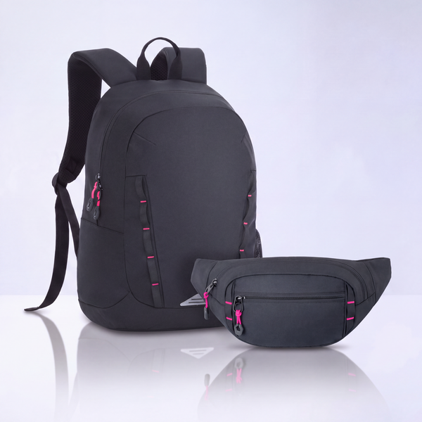 Expedition Set: sports backpack, 18 L & waist bag