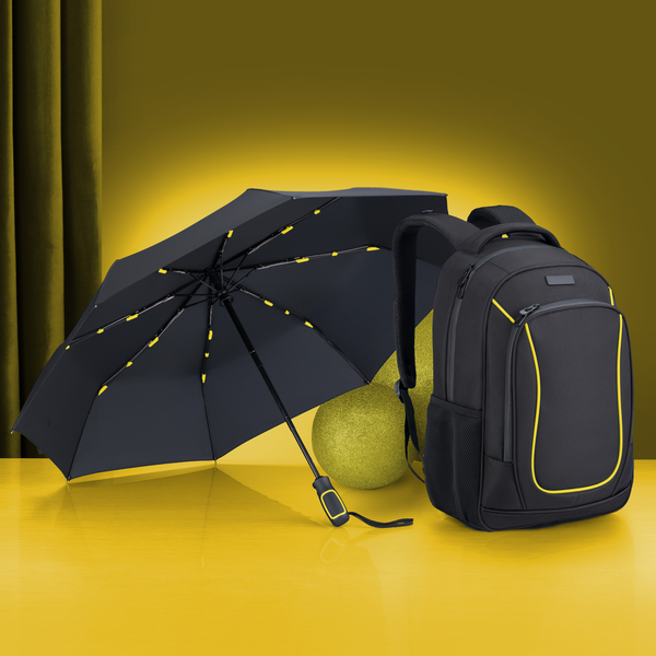 Dynamic komplekts: biznesa mugursoma 15” un automātiska lietussargs