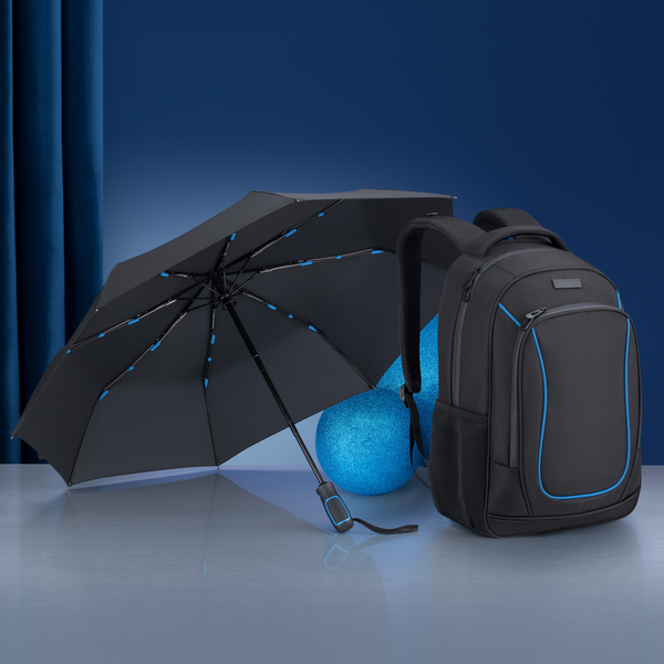Dynamic set: business backpack 15” and automatic umbrella