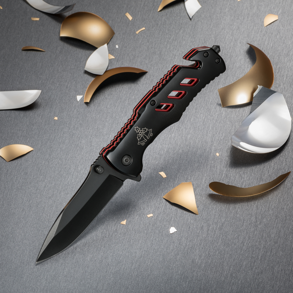 Optima titanium-coated steel emergency knife