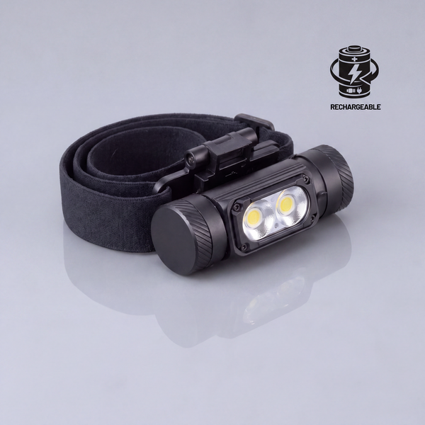 Optima HeadLite Pro rechargeable headlamp, Osram LED – 5W, 1100 mAh