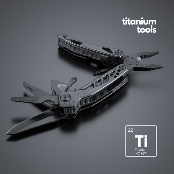 TITANIUM-COATED STEEL MULTITOOL OPTIMA