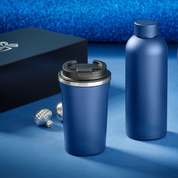 NORDIC SET: THERMAL WATER BOTTLE & COFFEE MUG