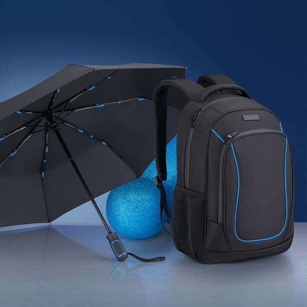 Dynamic set: business backpack 15” and automatic umbrella